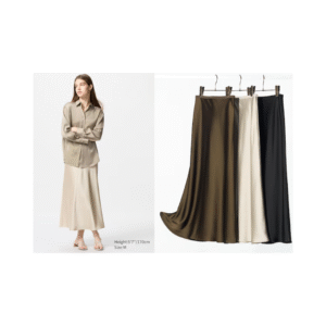 Chân Váy Vải Satin